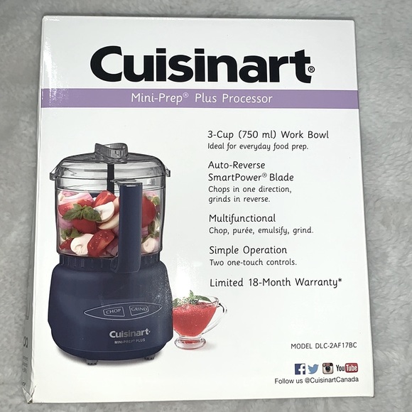 Cuisinart Mini-Prep Plus Food Processor, Dark Blue - Picture 5 of 7